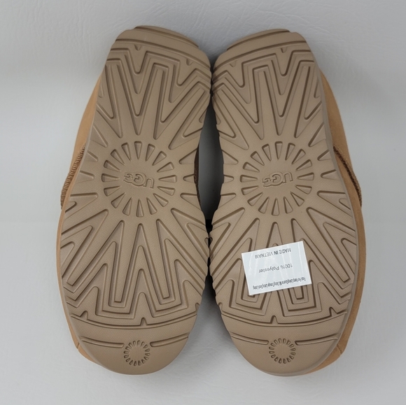 UGG Pumped Lace-Up Chestnut Suede Comfort Women's Slippers Size US 9/UK 7 NEW - Picture 7 of 11